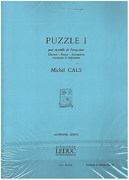 Michel Cals Notenblätter Puzzle 1