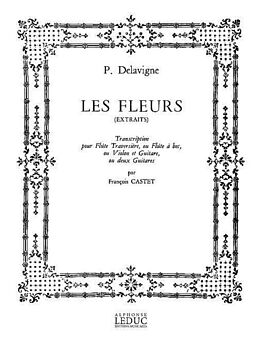 Philibert de Lavigne Notenblätter Les fleurs pour flûte traversière