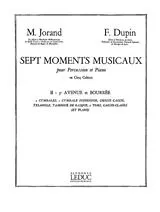 Marcel Jorand Notenblätter AVENUE NO.5 ET BOURREE POUR