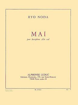 Ryo Noda Notenblätter Mai