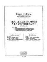 Pierre Hellouin Notenblätter TRAITE DES GAMMES A LA CONTREBASSE