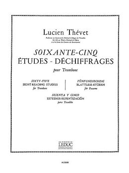 Lucien Thévet Notenblätter 65 Études -Déchiffrages