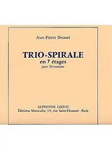 Jean-Pierre Drouet Notenblätter TRIO-SPIRALE
