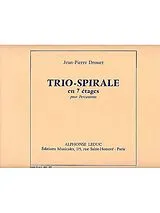 Jean-Pierre Drouet Notenblätter TRIO-SPIRALE
