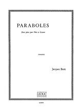 Jacques Ibert Notenblätter Paraboles 2 pièces pour