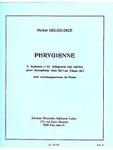 Michel Delgiudice Notenblätter Phrygienne pour saxophone alto
