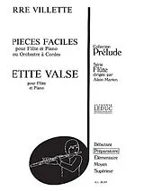 Pierre Villette Notenblätter PETITE VALSE POUR FLUTE ET PIANO