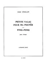 Annie Challan Notenblätter Petite valse pour ma poupée et Ping-Pong