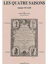 Antonio Vivaldi Notenblätter Les quatre saisons pour flûte à