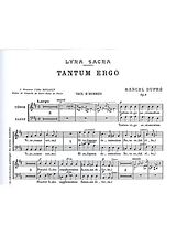 Marcel Dupré Notenblätter Tantum Ergo op.9