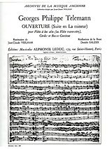 Georg Philipp Telemann Notenblätter Suite (Ouverture) en la mineur