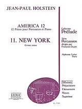 Jean-Paul Holstein Notenblätter AMERICA 12 12 PIECES POUR PERCUS