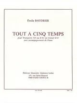 Émile Baudrier Notenblätter Tout a cinq temps pour trompette (cornet)