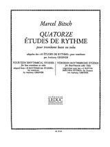 Marcel Bitsch Notenblätter 14 Études de Rythme