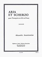 Alexander Arutjunjan Notenblätter Aria pour trompette si b et piano
