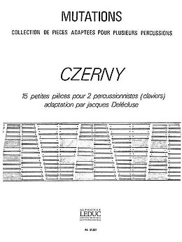 Carl Czerny Notenblätter 15 PETITES PIECES POUR MARIM