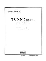 Jacques Bouffil Notenblätter TRIO NO.5 (OP.8 NO.2) POUR 3