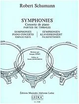 Robert Schumann Notenblätter Symphonies - Concerto de piano