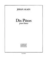 Jehan Artiste Alain Notenblätter 10 pièces