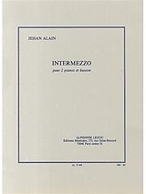 Jehan Artiste Alain Notenblätter Intermezzo pour 2 pianos et basson
