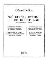 Gérard Berlioz Notenblätter 60 études de rythme et de déchiffrage