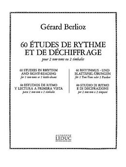 Gérard Berlioz Notenblätter 60 études de rythme et de déchiffrage