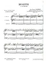 Jean Francois Dandrieu Notenblätter Musette la majeur no.14