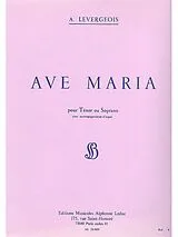 A. Levergeois Notenblätter Ave Maria