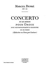 Marcel Dupré Notenblätter Concerto mi mineur pour orgue et