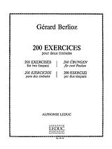 Gérard Berlioz Notenblätter 200 exercices