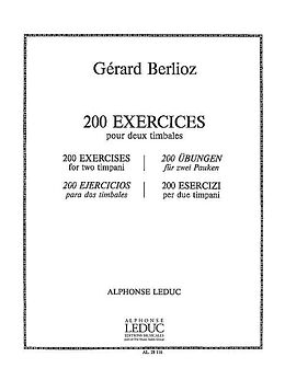 Gérard Berlioz Notenblätter 200 exercices