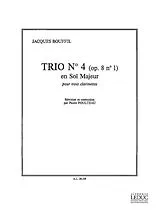 Jacques Bouffil Notenblätter Trio sol majeur no.4 op.8,1