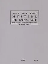Henri Dutilleux Notenblätter Mystere de linstant pour 24 cordes
