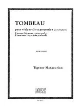 Tigran Mansurjan Notenblätter TOMBEAU POUR VIOLONCELLE ET