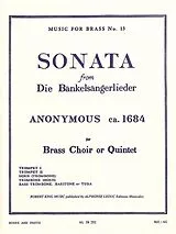 Anonymus Notenblätter Sonata from Die Bänkelsängerlieder
