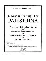 Giovanni Pierluigi da Palestrina Notenblätter Ricercar del primo tuono