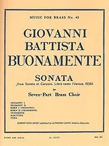 Giovanni Battista Buonamente Notenblätter SONATA FROM SONATE ET CANZONI