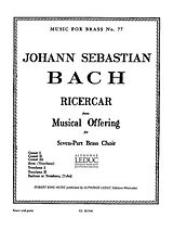 Johann Sebastian Bach Notenblätter RICERCAR FROM MUSICAL OFFERING