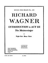 Richard Wagner Notenblätter Introduction to Act 3 from Die Meistersinger