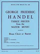 Georg Friedrich Händel Notenblätter 3 PIECES FROM THE WATER MUSIC FOR