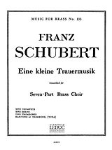 Franz Schubert Notenblätter Eine kleine Trauermusik