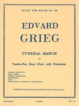 Edvard Hagerup Grieg Notenblätter Funeral March