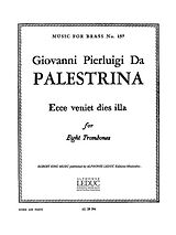 Giovanni Pierluigi Palestrina da Notenblätter Ecce veniet dies illa
