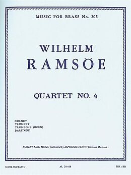 Emilio Wilhelm Ramsoe Notenblätter Quartet no.4