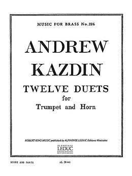 Andrew Kazdin Notenblätter 12 Duets