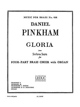 Daniel Pinkham Notenblätter Gloria from Sinfonia Sacra