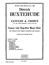 Dieterich Buxtehude Notenblätter Fanfare and Chorus