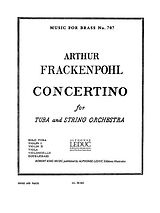 Arthur Frackenpohl Notenblätter Concertino