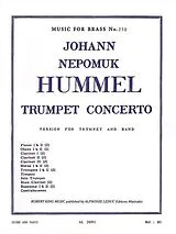Johann Nepomuk Hummel Notenblätter Concerto E flat major