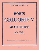 Boris Grigoriev Notenblätter 78 Studies